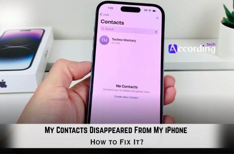 My Contacts Disappeared From My iPhone